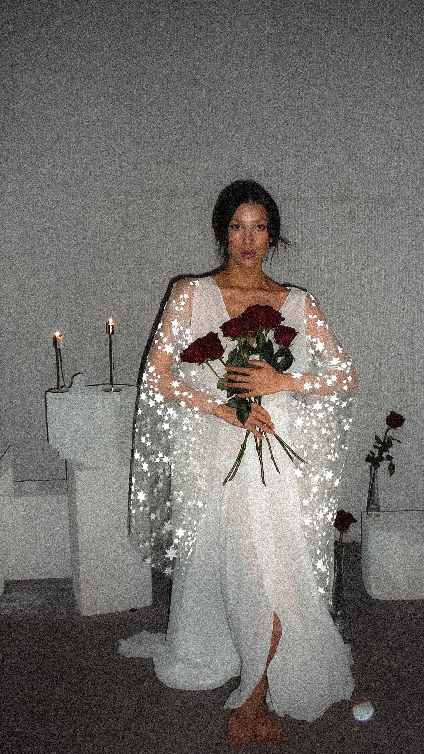 Bridal Robe, Celestial Kimono, Starry Wedding Robe – Perfect Getting Ready Robe for Brides | Bridal Gift