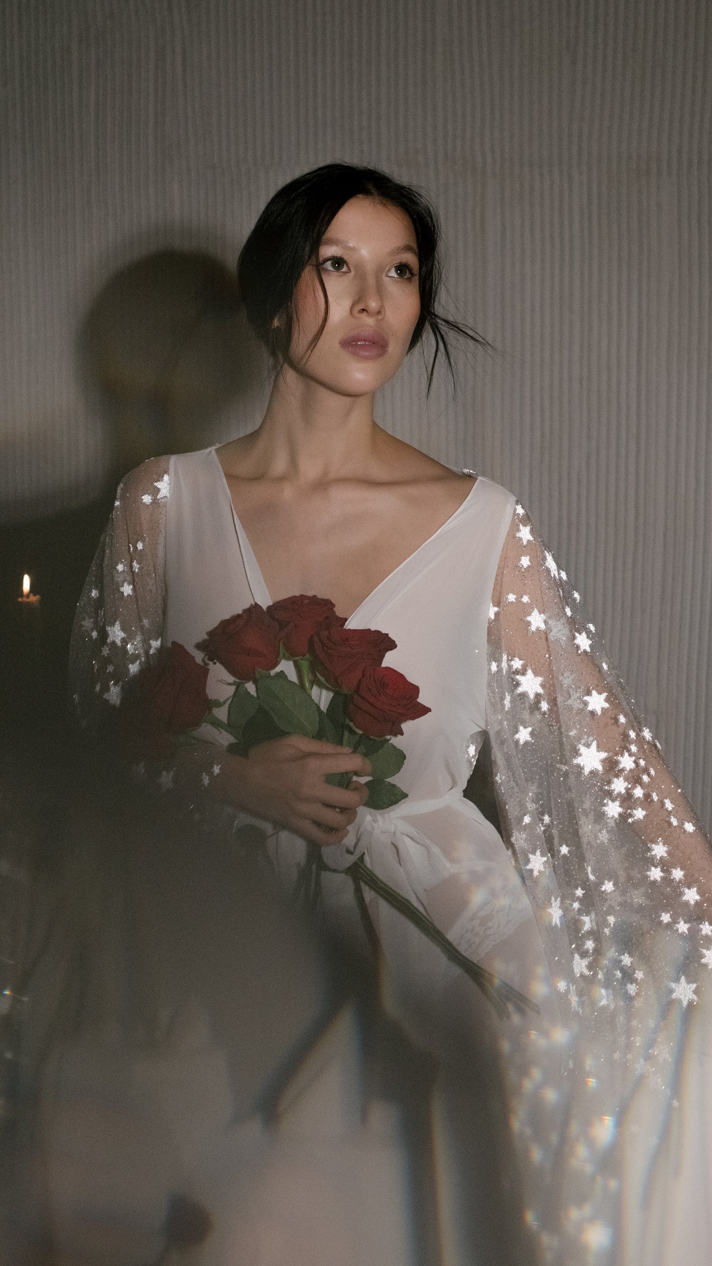 Bridal Robe, Celestial Kimono, Starry Wedding Robe – Perfect Getting Ready Robe for Brides | Bridal Gift