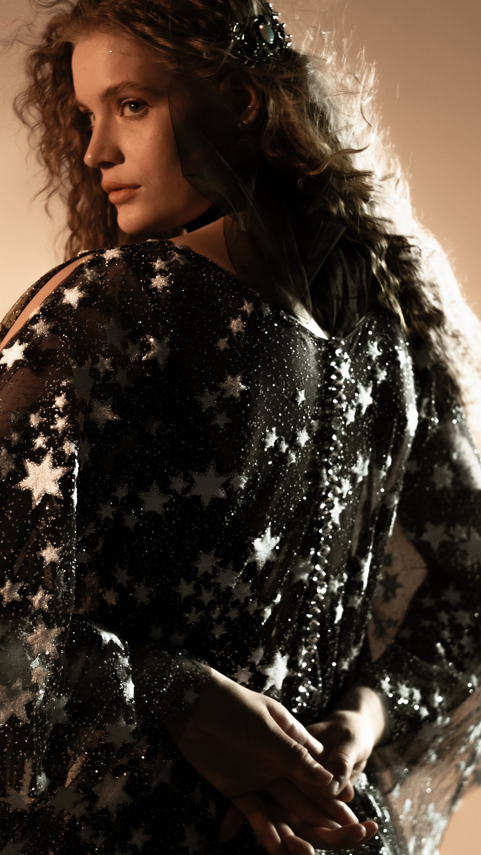Black Celestial Wedding Dress Glow-in-the-Dark Star Gown for Alternative Brides 2025 2026 Boom Blush Black Celestial Wedding Dress Glow-in-the-Dark Star Gown for Alternative Brides 2025 2026 Boom Blush
