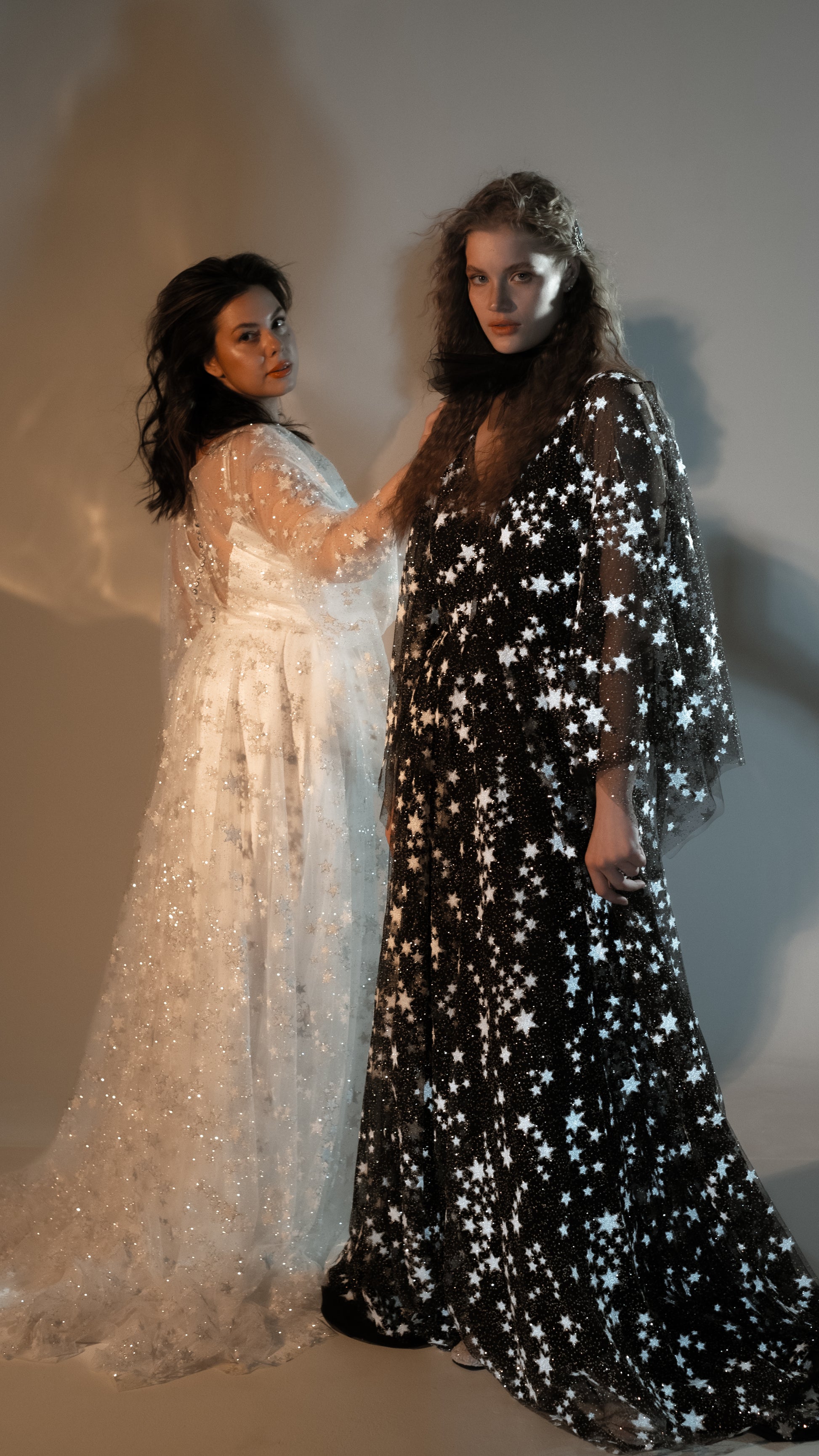 Black Celestial Wedding Dress Glow-in-the-Dark Star Gown for Alternative Brides 2025 2026 Boom Blush Black Celestial Wedding Dress Glow-in-the-Dark Star Gown for Alternative Brides 2025 2026 Boom Blush