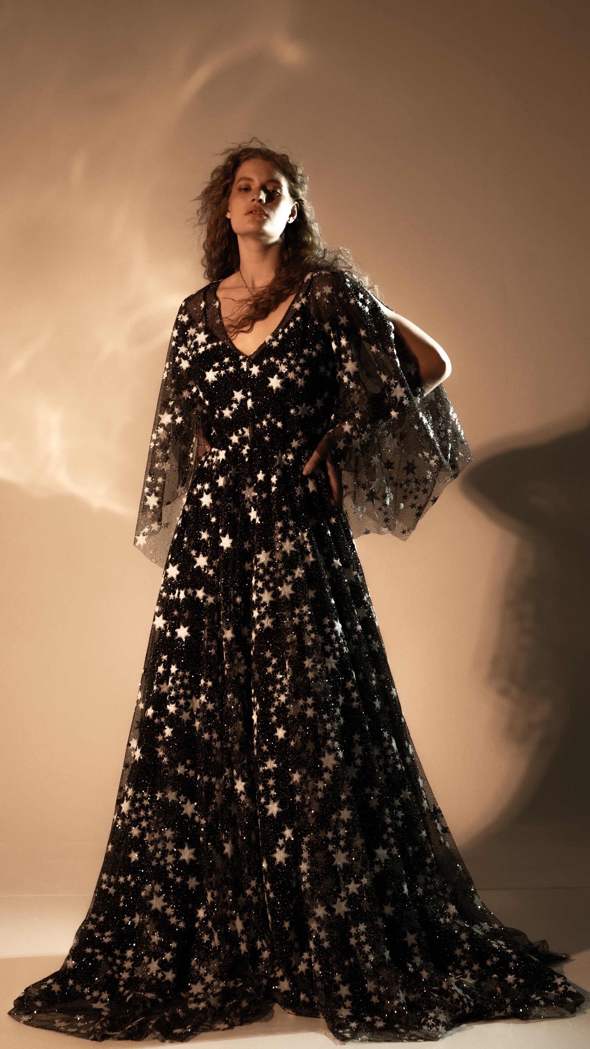 Black Celestial Wedding Dress Glow-in-the-Dark Star Gown for Alternative Brides 2025 2026 Boom Blush Black Celestial Wedding Dress Glow-in-the-Dark Star Gown for Alternative Brides 2025 2026 Boom Blush