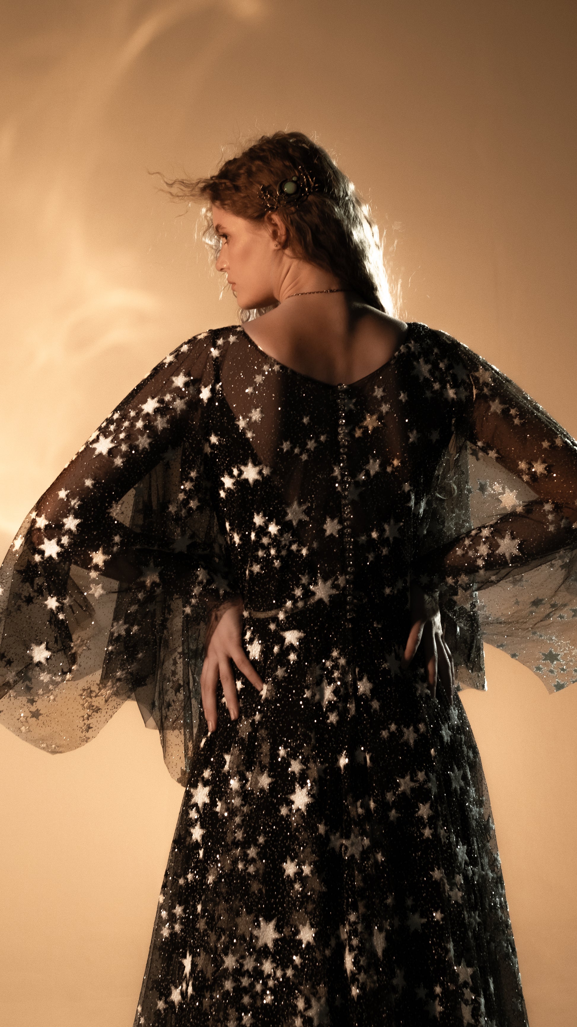 Black Celestial Wedding Dress Glow-in-the-Dark Star Gown for Alternative Brides 2025 2026 Boom Blush Black Celestial Wedding Dress Glow-in-the-Dark Star Gown for Alternative Brides 2025 2026 Boom Blush