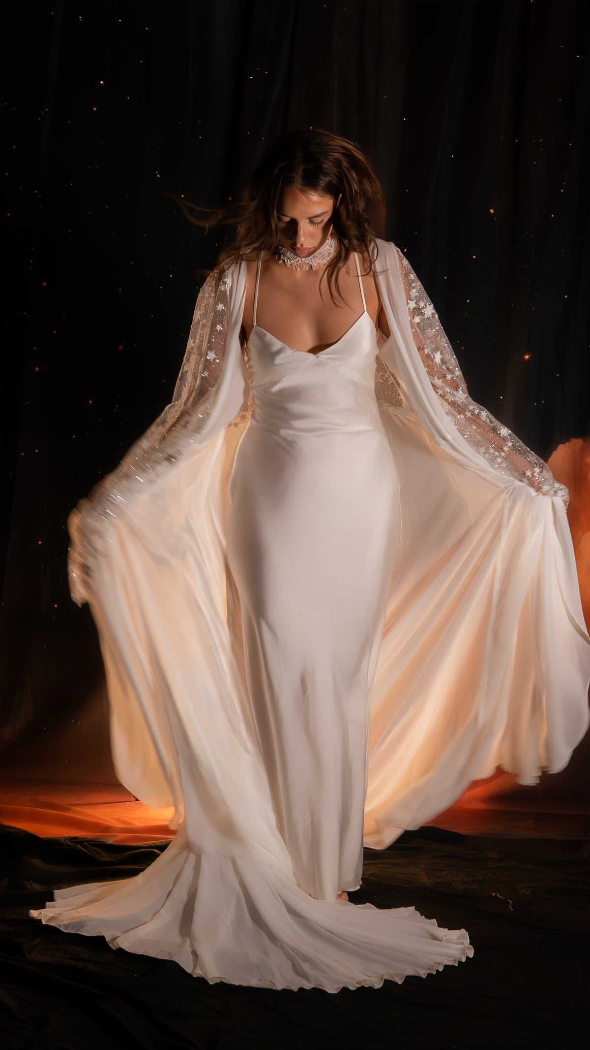 bridal robe getting ready outfit