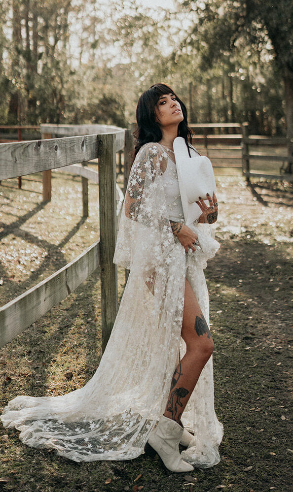 Glamorous Long Sleeve Lace Wedding Dress