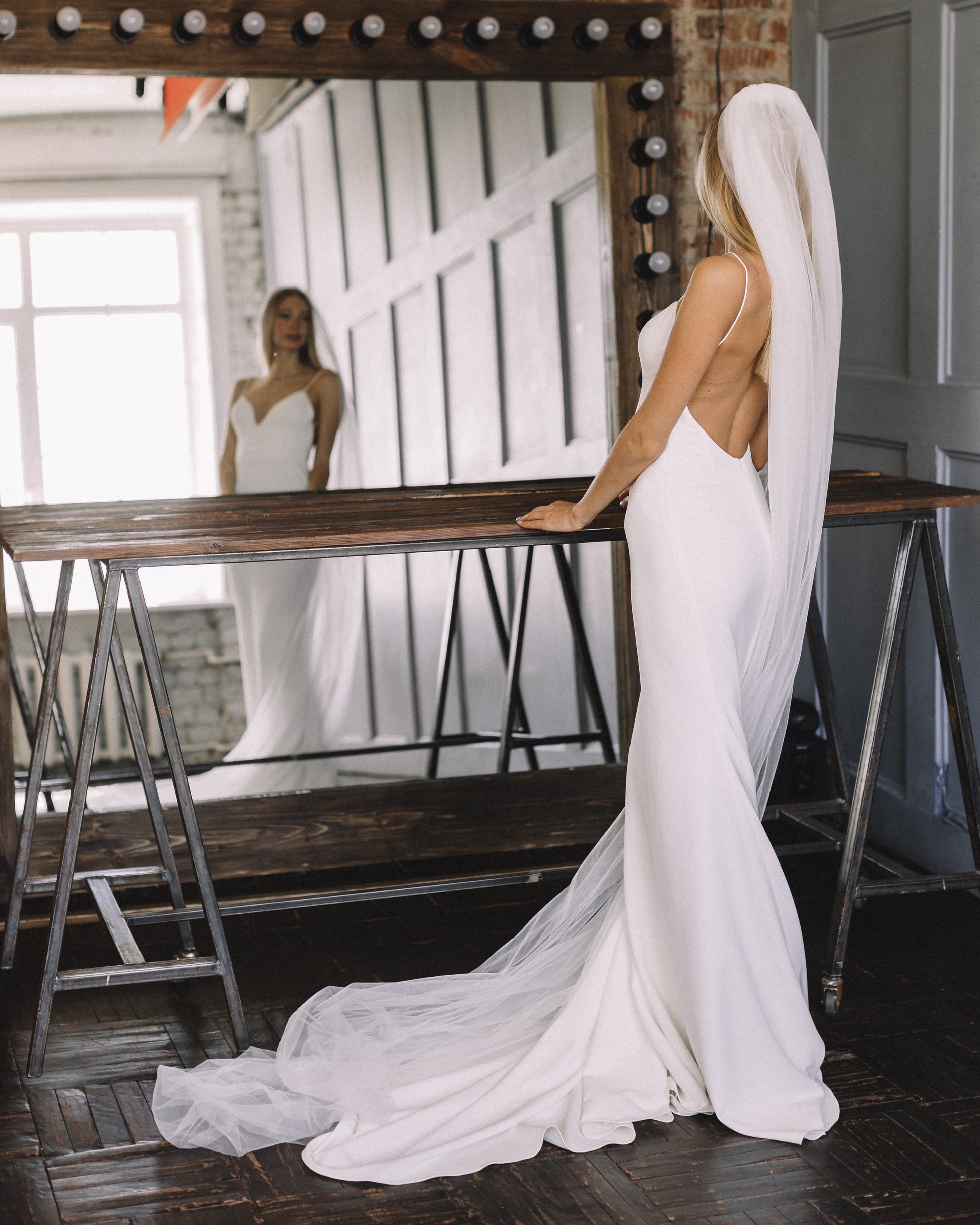 Cathedral Romantic Long Soft Tulle Wedding Veil 2024 Boom Blush Cathedral Romantic Long Soft Tulle Wedding Veil 2024 Boom Blush